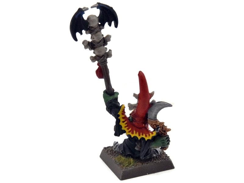 Games Workshop ORCS & GOBLINS Goblin Shaman #1 WELL PAINTED METAL Fantasy