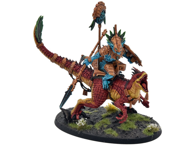 Games Workshop SERAPHON Saurus Scar Veteran On Aggradon #1 PRO PAINTED Warhammer Sigmar