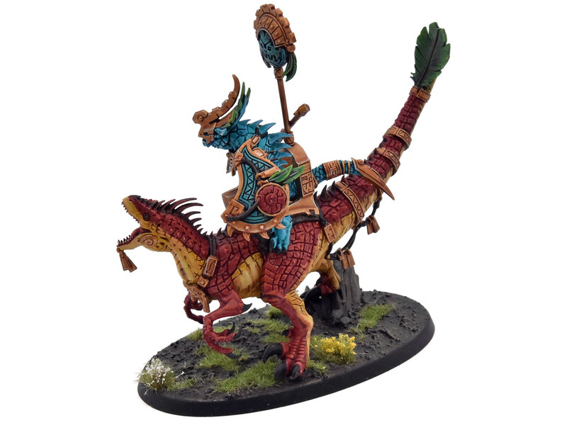 Games Workshop SERAPHON Saurus Scar Veteran On Aggradon #1 PRO PAINTED Warhammer Sigmar