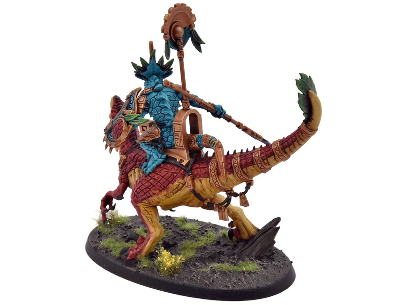 Games Workshop SERAPHON Saurus Scar Veteran On Aggradon #1 PRO PAINTED Warhammer Sigmar