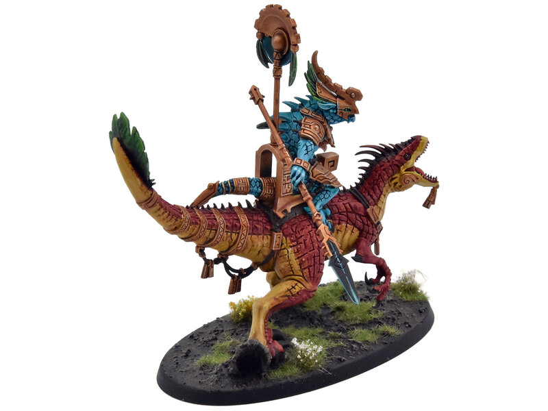 Games Workshop SERAPHON Saurus Scar Veteran On Aggradon #1 PRO PAINTED Warhammer Sigmar