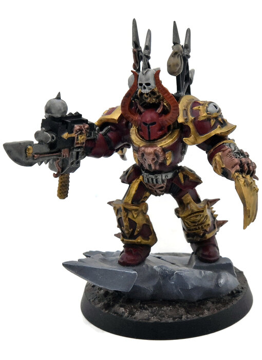 CHAOS SPACE MARINES Chaos Lord In Terminator Armour #1 WELL PAINTED 40K