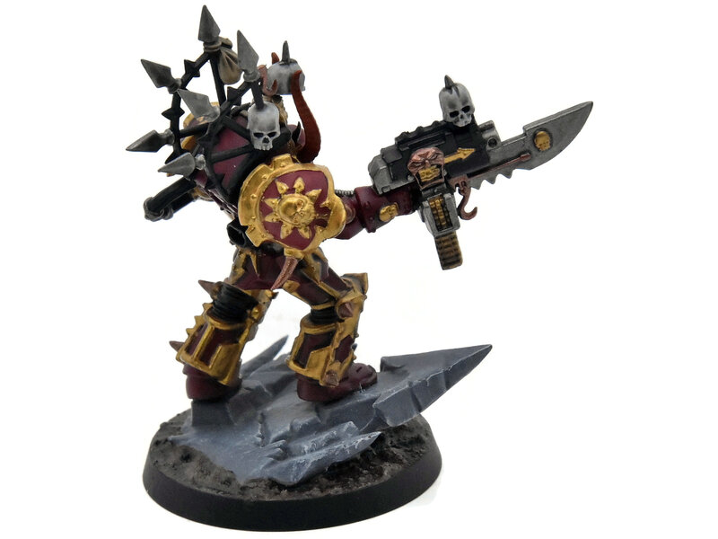 Games Workshop CHAOS SPACE MARINES Chaos Lord In Terminator Armour #1 WELL PAINTED 40K
