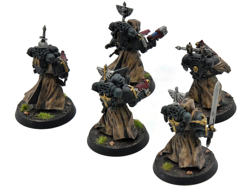 Games Workshop DARK ANGELS 5 Company Veterans #1 WELL PAINTED Warhammer 40K