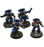 Games Workshop SPACE MARINES 4 Assault Intercessors #1 WELL PAINTED Warhammer 40K