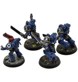 Games Workshop SPACE MARINES 4 Assault Intercessors #1 WELL PAINTED Warhammer 40K