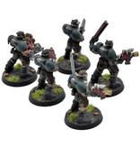 Games Workshop DARK ANGELS 5 Scout Marines #1 WELL PAINTED Warhammer 40K