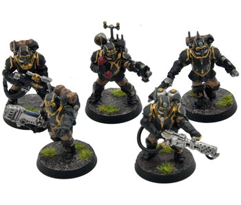 ASTRA MILITARUM 5 tempestus scions #1 WELL PAINTED Warhammer 40K