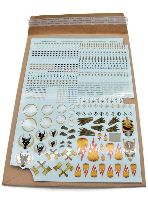 SALAMANDERS Transfer sheet #1 Warhammer 40K