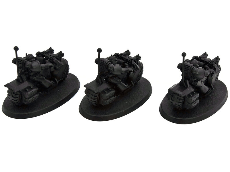 Games Workshop SPACE MARINES 3 Bikes Bikers #1 Warhammer 40K