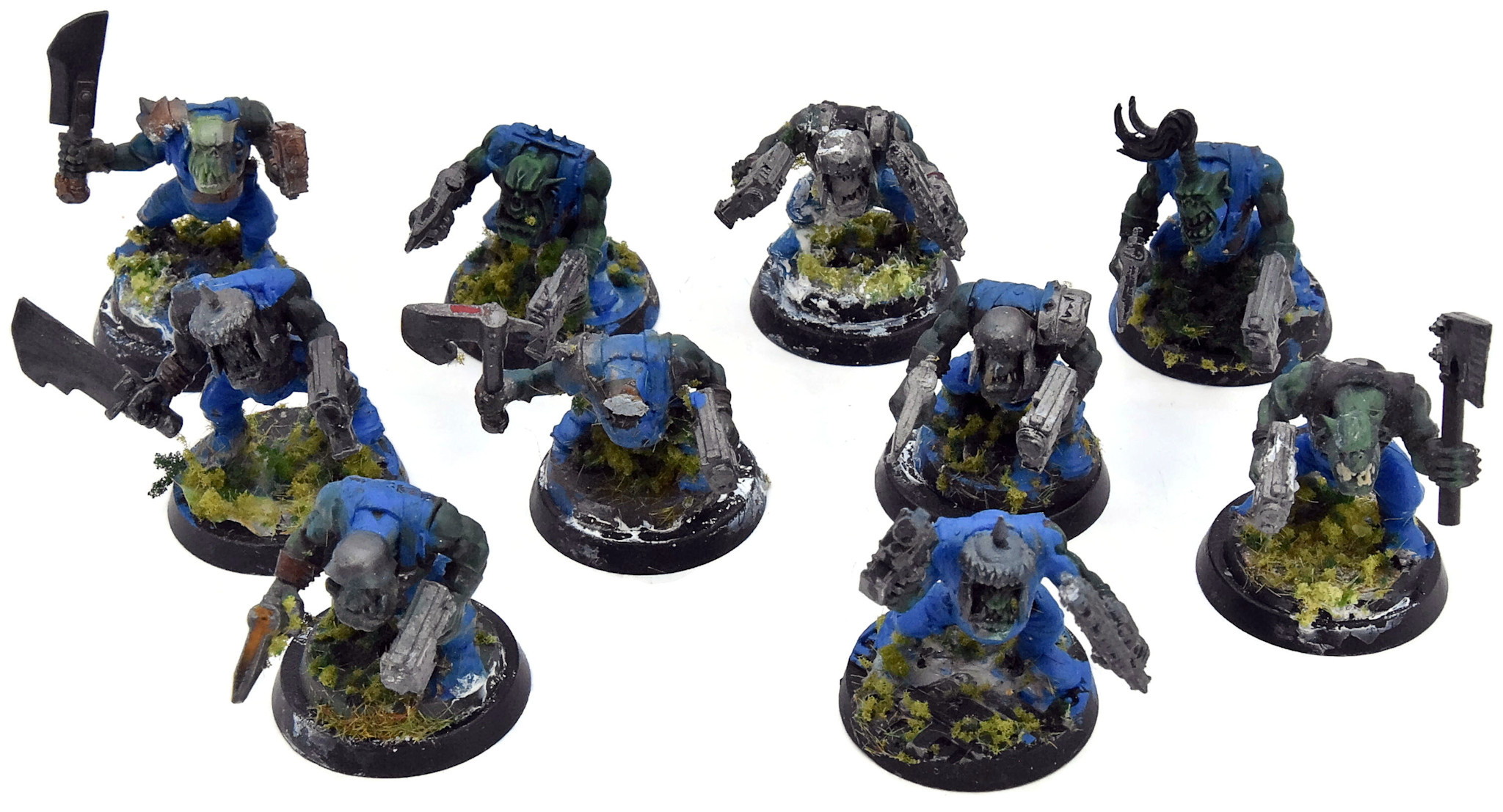 ORKS 10 Boyz #1 Warhammer 40K Incomplete