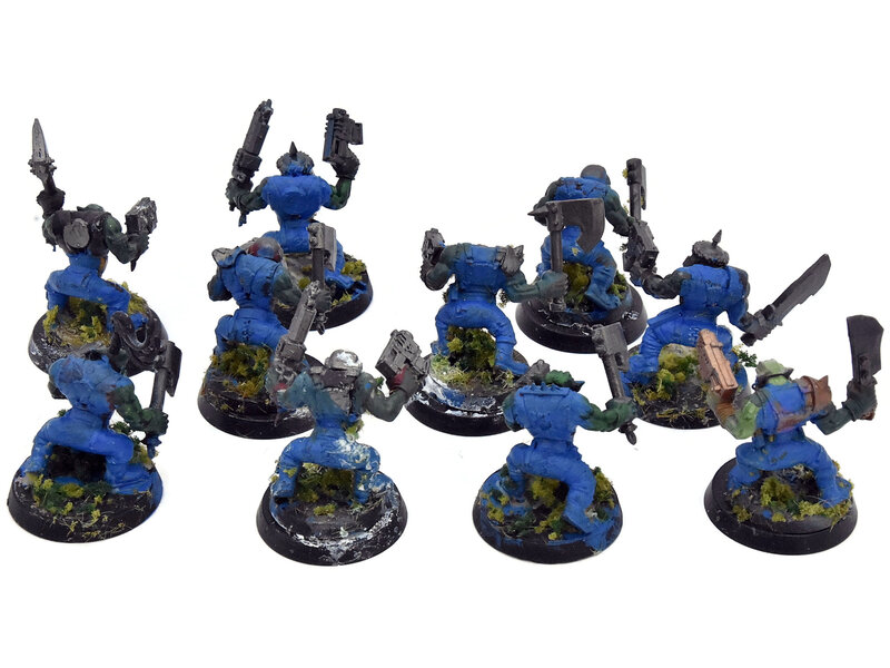 Games Workshop ORKS 10 Boyz #1 Warhammer 40K Incomplete