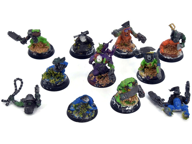 Games Workshop ORKS 10 Boyz #11 Warhammer 40K Missing Bits