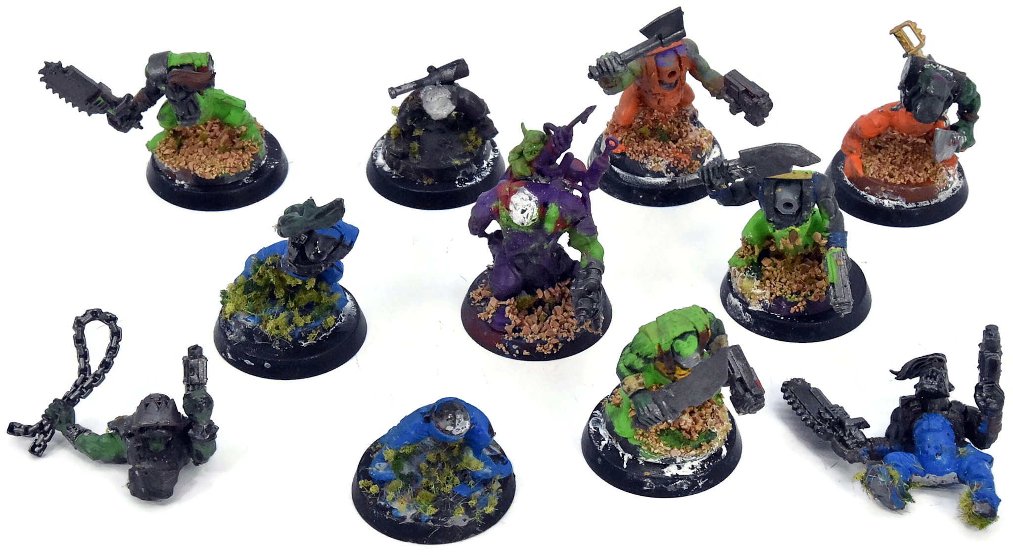 ORKS 10 Boyz #11 Warhammer 40K Missing Bits