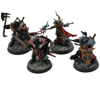 SLAVES TO DARKNESS 4 Khagra's Ravagers #1 WELL PAINTED Warhammer Sigmar