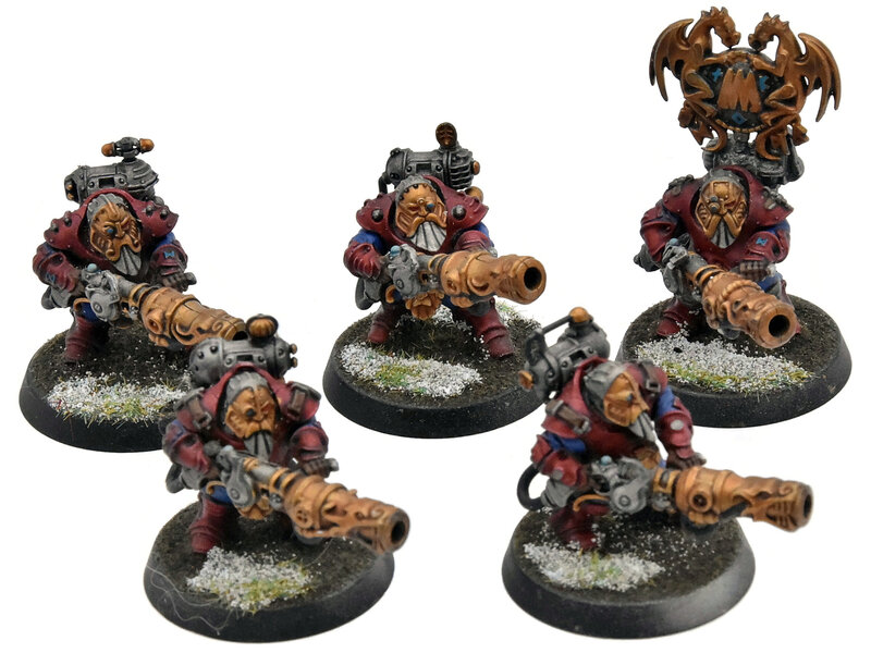 Games Workshop KHARADRON OVERLORDS 5 Grundstok Thunderers #1 WELL PAINTED Warhammer Sigmar