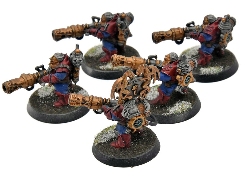 Games Workshop KHARADRON OVERLORDS 5 Grundstok Thunderers #1 WELL PAINTED Warhammer Sigmar