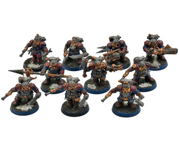 KHARADRON OVERLORDS 10 Arkanaut Company #1 WELL PAINTED Warhammer Sigmar