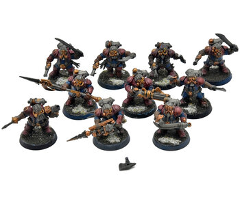 KHARADRON OVERLORDS 10 Arkanaut Company #2 WELL PAINTED Warhammer Sigmar