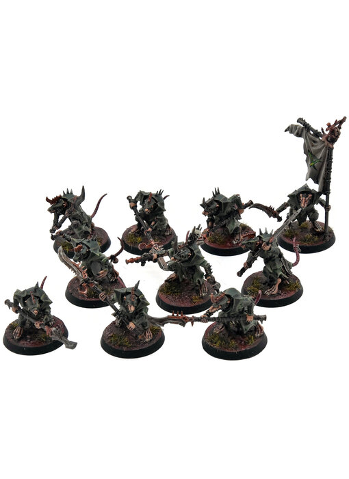 SKAVEN 10 Stormvermin #1 PRO PAINTED Warhammer Sigmar NEW SCULPT