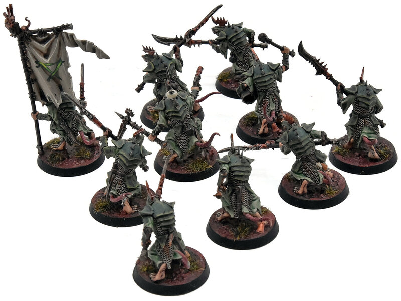 Games Workshop SKAVEN 10 Stormvermin #1 PRO PAINTED Warhammer Sigmar NEW SCULPT