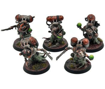 SKAVEN 5 acolytes globadiers #1 PRO PAINTED Warhammer Sigmar