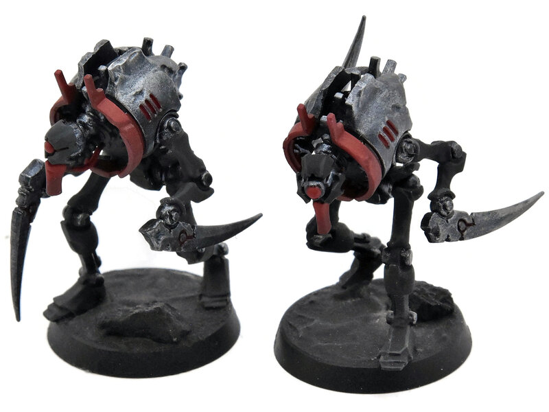 Games Workshop NECRONS 2 Cryptothralls #1 WELL PAINTED Warhammer 40K