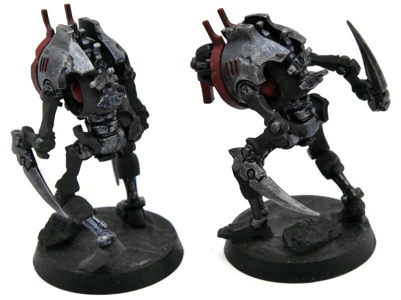 Games Workshop NECRONS 2 Cryptothralls #1 WELL PAINTED Warhammer 40K