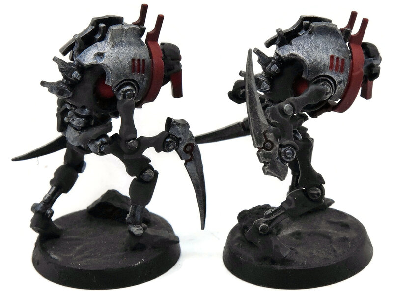 Games Workshop NECRONS 2 Cryptothralls #1 WELL PAINTED Warhammer 40K