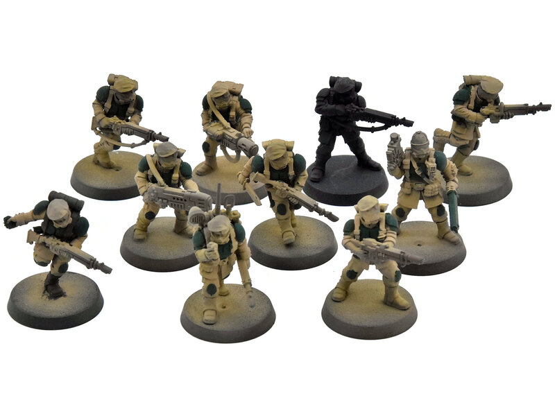 Games Workshop ASTRA MILITARUM 10 Cadian Shock Troops #1 Warhammer 40K