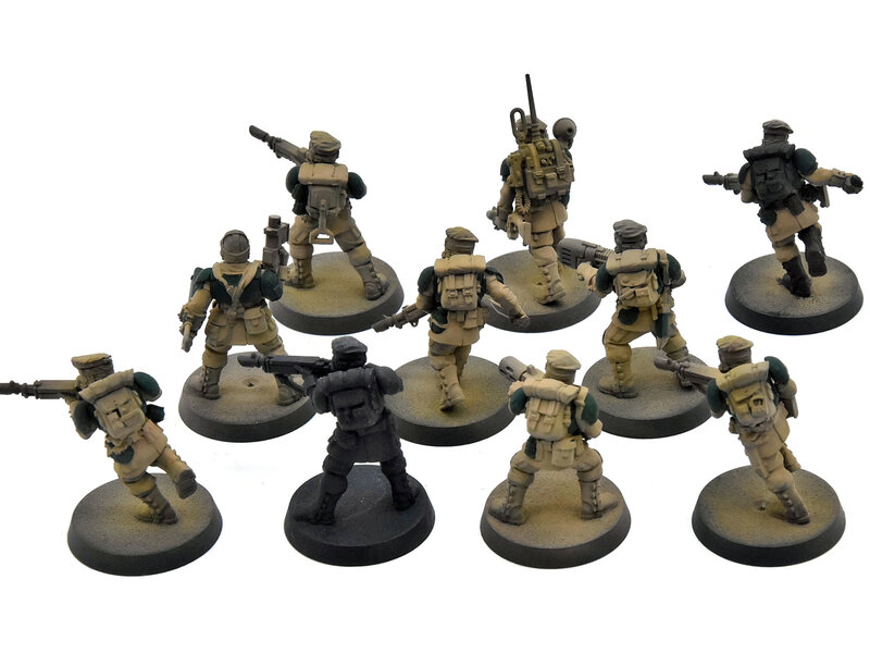 Games Workshop ASTRA MILITARUM 10 Cadian Shock Troops #1 Warhammer 40K