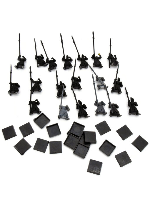 HIGH ELVES 19 Spearmen Regiment #1 Incomplete No Heads Warhammer Fantasy