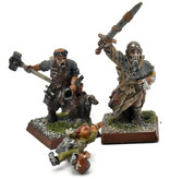 Games Workshop BRETONNIA Trebuchet crew & pilgrim #1 METAL Fantasy