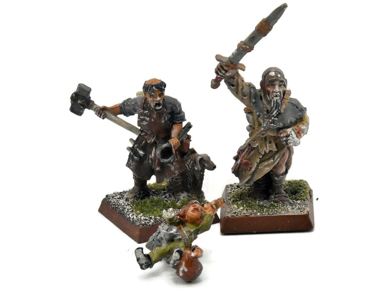 Games Workshop BRETONNIA Trebuchet crew & pilgrim #1 METAL Fantasy