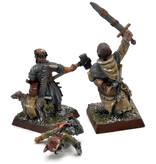 Games Workshop BRETONNIA Trebuchet crew & pilgrim #1 METAL Fantasy