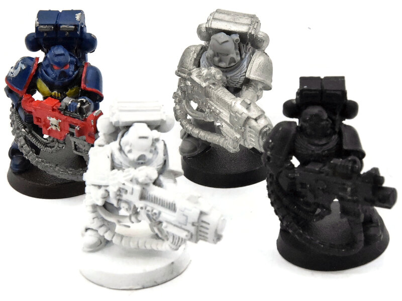 Games Workshop SPACE MARINES 4 Special weapons marines bolter & plasma #1 METAL Warhammer 40K