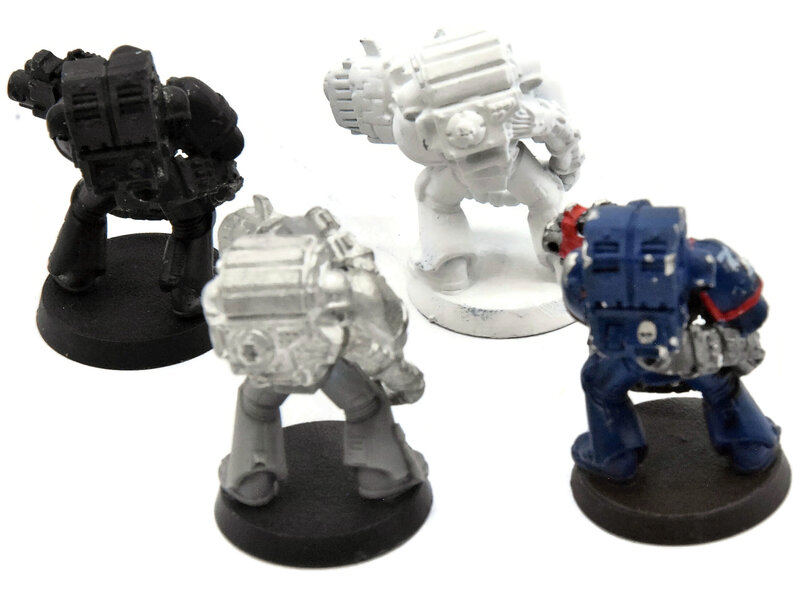 Games Workshop SPACE MARINES 4 Special weapons marines bolter & plasma #1 METAL Warhammer 40K