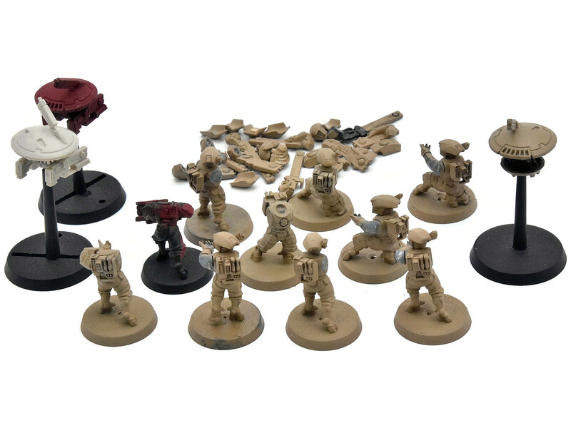 Games Workshop TAU EMPIRE 10 Fire Warrior Strike Team #4 missing bits Warhammer 40K