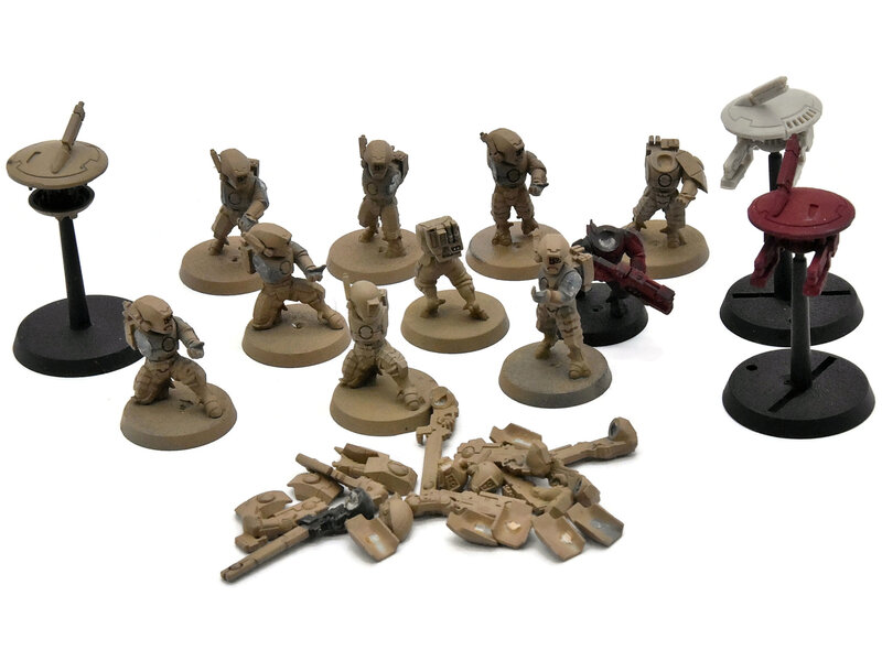 Games Workshop TAU EMPIRE 10 Fire Warrior Strike Team #4 missing bits Warhammer 40K