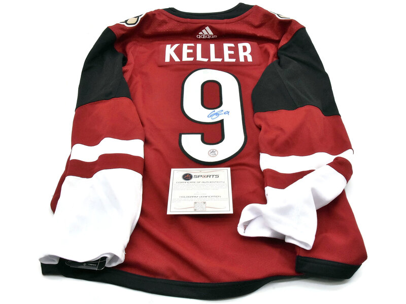JERSEY Clayton Keller Auto Jersey #9 Arizona Coyotes