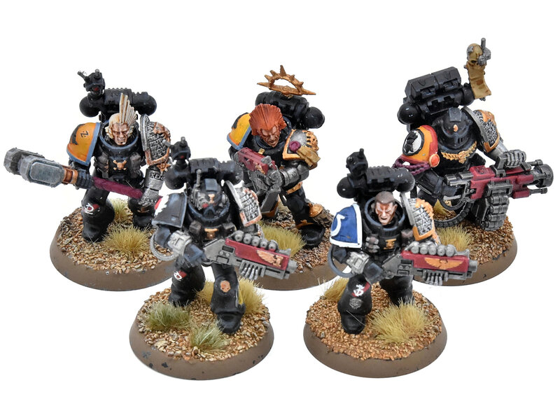 Games Workshop DEATHWATCH 5 Veterans #1 WELL PAINTED Warhammer 40K