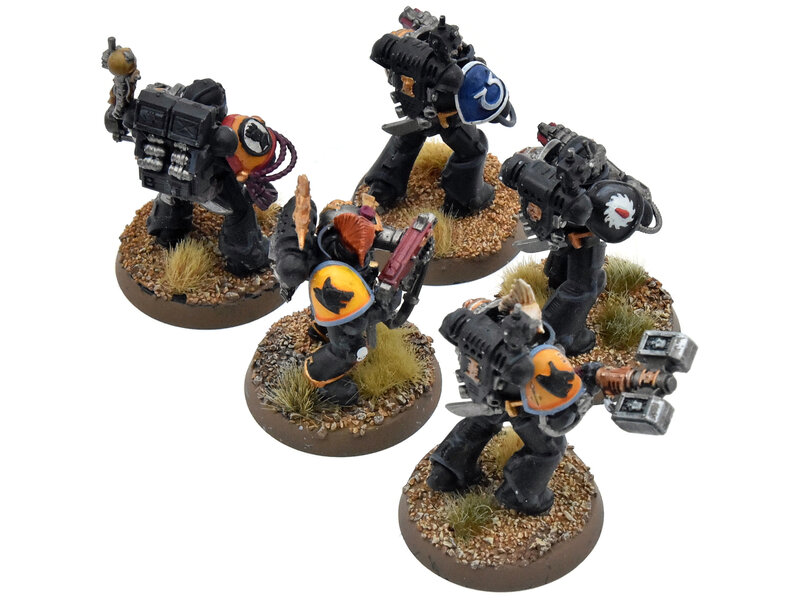 Games Workshop DEATHWATCH 5 Veterans #1 WELL PAINTED Warhammer 40K