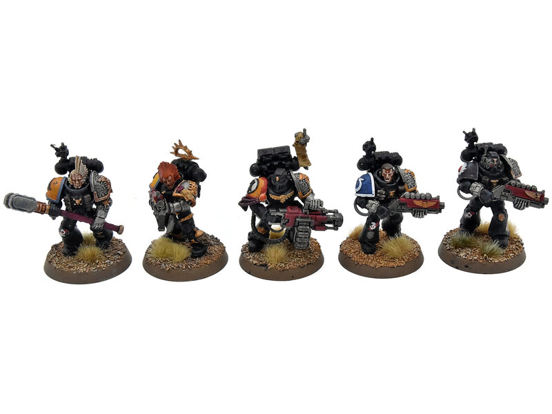Games Workshop DEATHWATCH 5 Veterans #1 WELL PAINTED Warhammer 40K