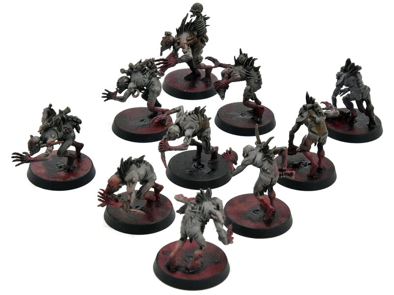 Games Workshop FLESH-EATER COURTS 10 Crypt Ghouls #1 WELL PAINTED Warhammer Sigmar