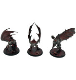 Games Workshop FLESH-EATER COURTS 3 Crypt Flayers #1 WELL PAINTED Warhammer Sigmar