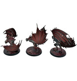 Games Workshop FLESH-EATER COURTS 3 Crypt Flayers #1 WELL PAINTED Warhammer Sigmar