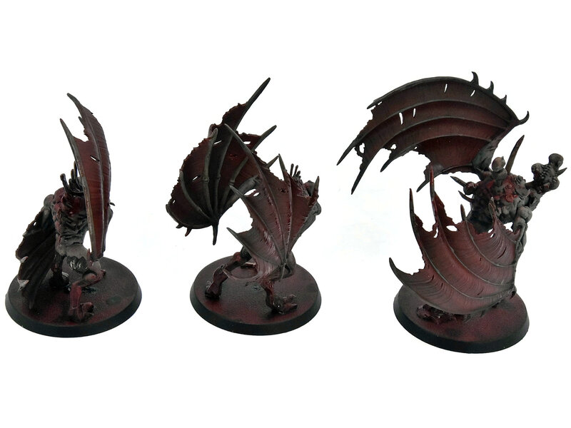 Games Workshop FLESH-EATER COURTS 3 Crypt Flayers #1 WELL PAINTED Warhammer Sigmar