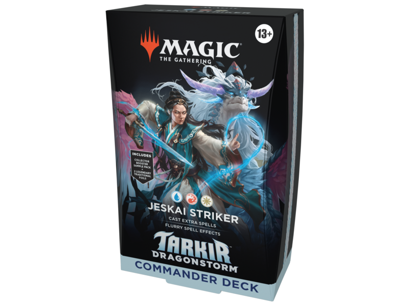 Magic The Gathering MTG Jeskai Striker (Blue-Red-White) - Tarkir Dragonstorm Commander Deck (EN)
