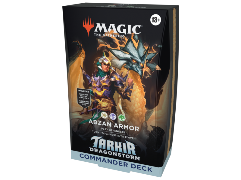 Magic The Gathering MTG Abzan Armor (White-Black-Green) - Tarkir Dragonstorm Commander Deck (EN)
