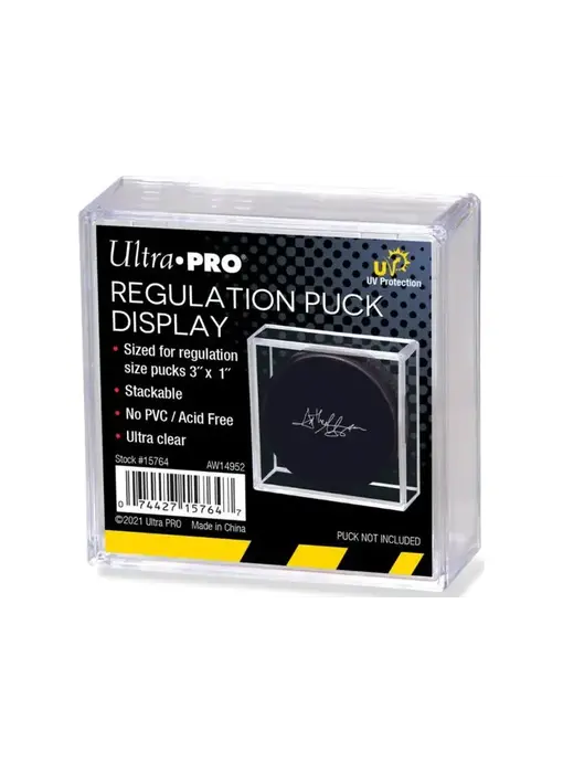 Ultra Pro Regulation Puck Display UV Protection